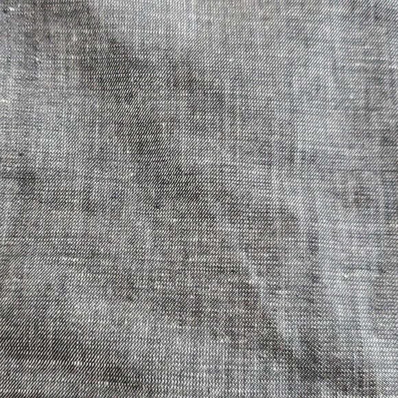 TALBOTS LINEN DRAWSTRING WIDE STRAIGHT LEG GRAY PANTS SIZE 10 BEACHY HIGH WAIST - Picture 10 of 11